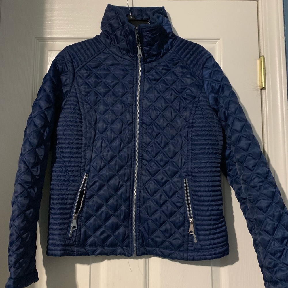 BLUE RAIN JACKET